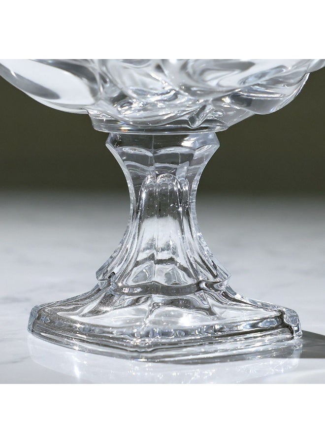 Mondo Opium Medium Bowl on Foot 24 cm - Elegant Serveware for Modern Dining, Decorative Glass Bowl, Premium Tabletop Accessory for Stylish Entertaining - Image 3