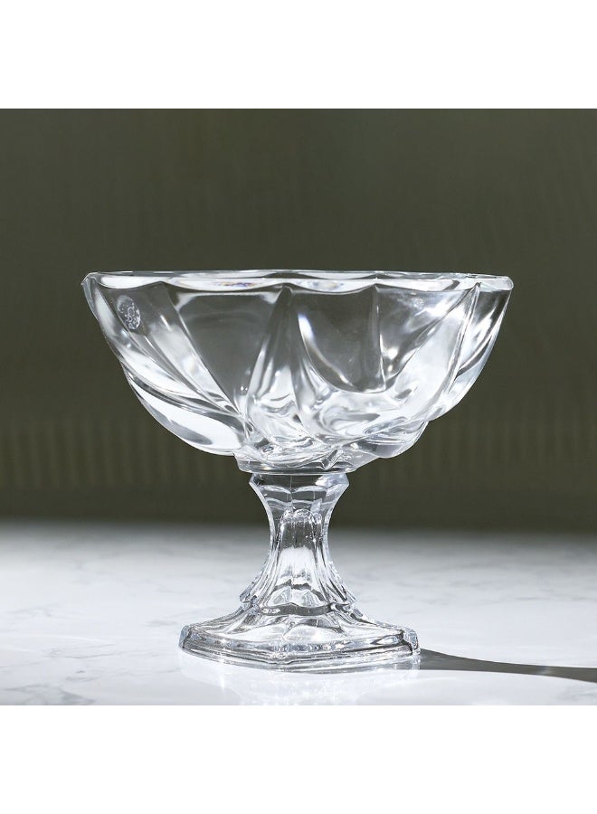 Mondo Opium Medium Bowl on Foot 24 cm - Elegant Serveware for Modern Dining, Decorative Glass Bowl, Premium Tabletop Accessory for Stylish Entertaining - Image 2