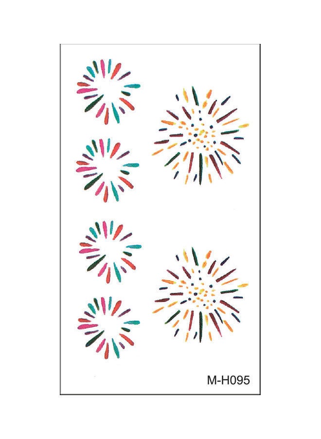 NIBEMINENT Waterproof Fashionable Temporary Tattoo Sticker Multicolour - Image 1