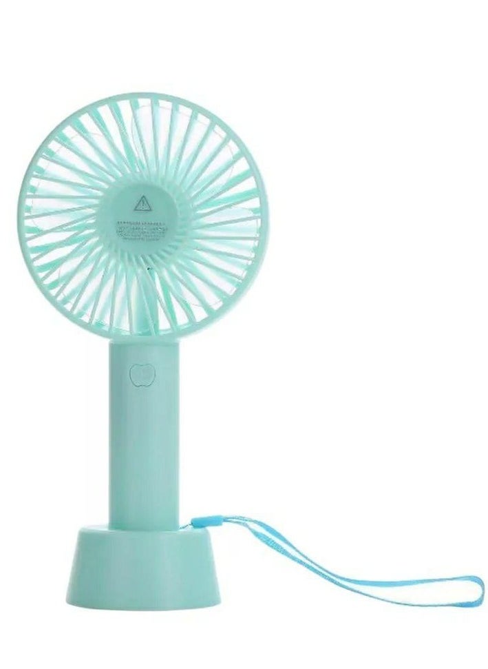 Generic - Mini Portable Handheld USB Rechargeable Desk Fan 3 Speed ​​Adjustable IR - Image 1