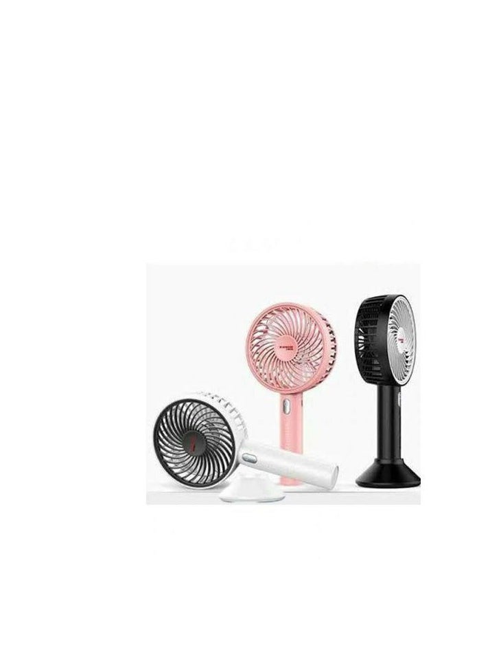 Generic - Mini Portable Handheld USB Rechargeable Desk Fan 3 Speed ​​Adjustable IR - Image 1