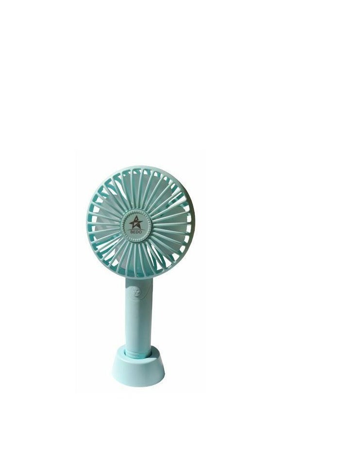 Generic - Mini Portable Handheld USB Rechargeable Desk Fan 3 Speed ​​Adjustable IR - Image 1