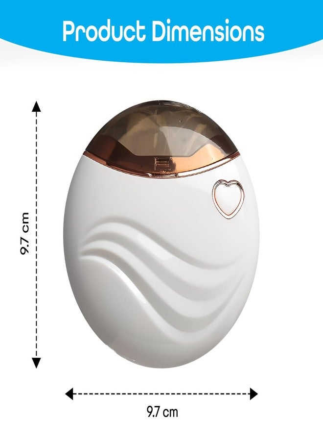 Prime Pick Safe Trim Electric Nail Clipper Portable Anti Splash Anti Pinch Automatic Nail Cutter Baby Adult Manicure Grooming Tool Quiet Operation USB Rechargeable White - Image 4