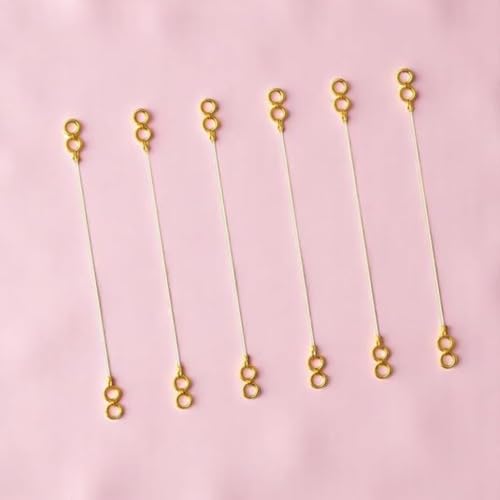 ACCESSHER Gold Plated Invisible Transparent Stretchable Flexible And Adjustable Lightweighted Elastic Heavy Earrings Support Ear Chains For Women(Pack Of 6) - Image 4