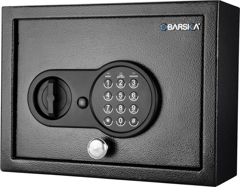 BARSKA BARSKA AX13762 Top Opening Keypad Security Home Drawer SafeBlack 021 Cu Ft - Image 2