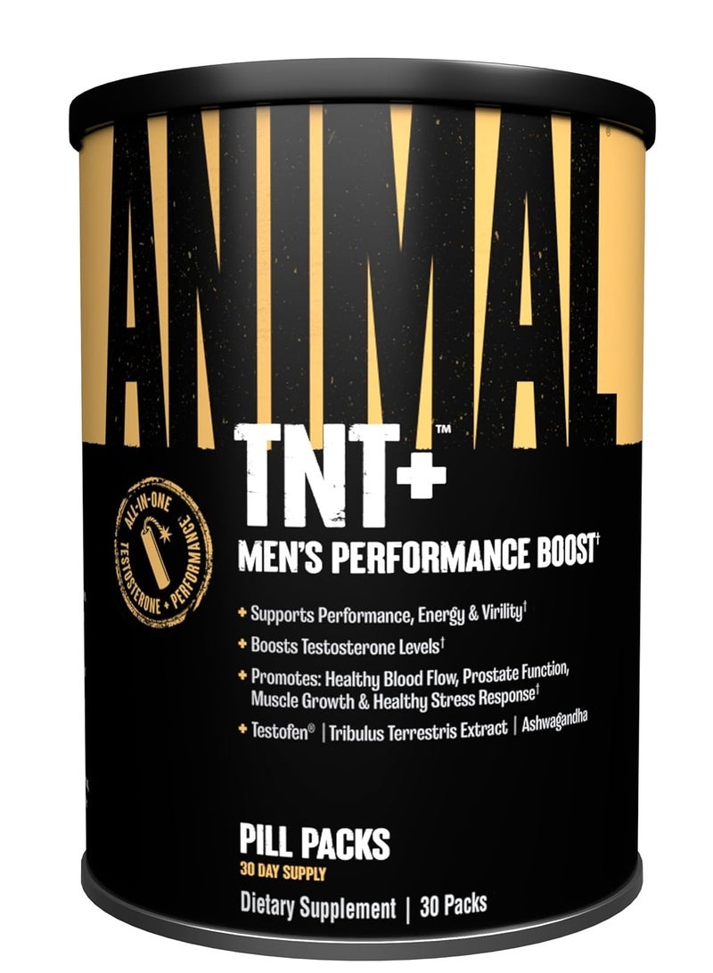UNIVERSAL NUTRITION TNT+ Testosterone Booster 30 Packs - Image 1