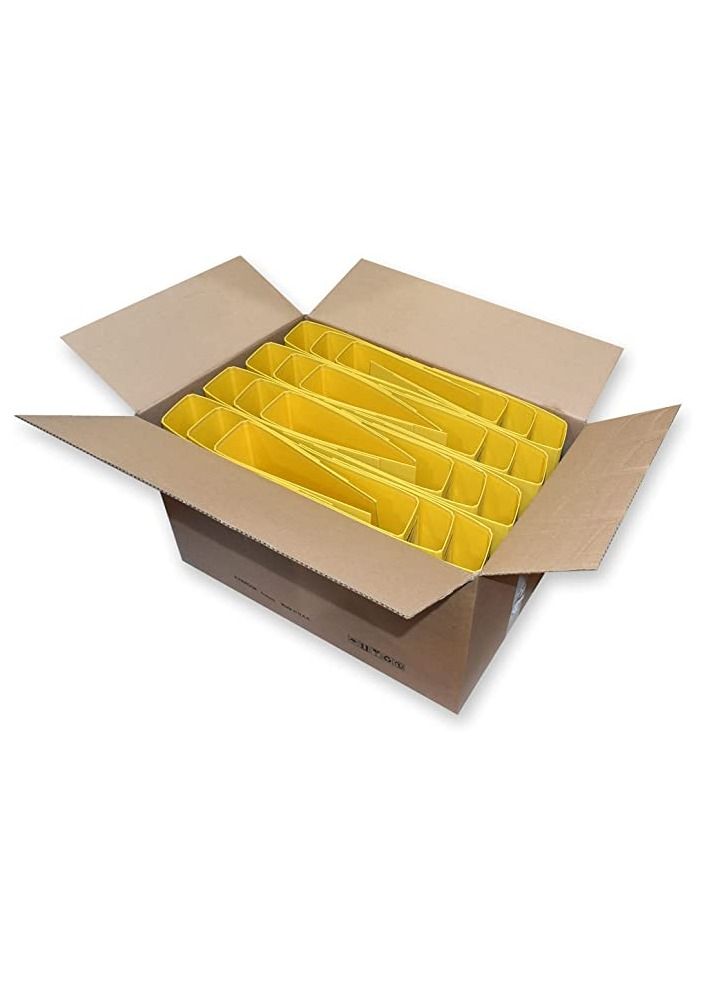 FIS Pack of 24 Pieces Box File Folder With Fixed Mechanism, 210x330 mm Yellow - Image 1