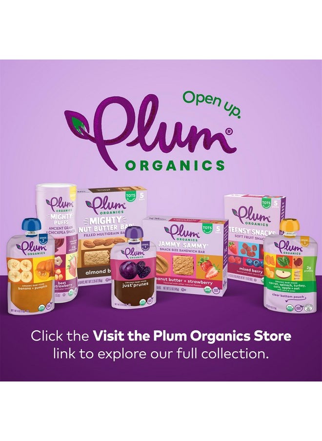 بلام أورجانيكس طعام الأطفال العضوي من Plum Organics المرحلة 2 - الموز واليقطين - كيس 4 أونصة (عبوة من 6 قطع) - كيس طعام الأطفال العضوي من الفواكه والخضروات  - Image 4