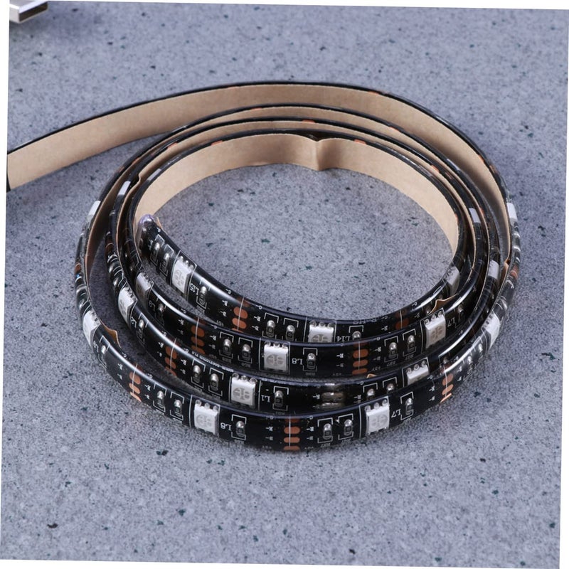 USB Powered RGB LED Strip Light 1 5m Flexible Rope Light Manual Control For TV Decor - Image 4