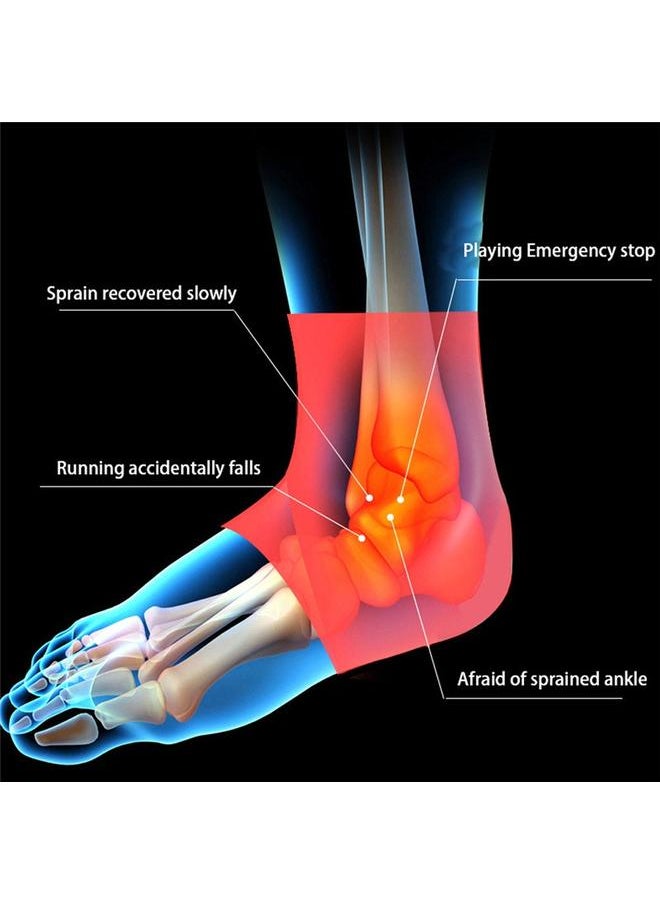 yongsheng - 2 Pack Kids Child Adjustable Nonslip Ankle Tendon Compression Brace Sports Dance Foot Support Stabilizer Wraps Protector Guard - Image 1