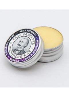 CAPTAIN FAWCETT CAPTAIN FAWCETT John Petrucci's Nebula Moustache Wax- Limited Edition Signature series, with premium natural ingredients, for taming and shaping unruly beards, 15ml, Made in the U.K.  - Image 1