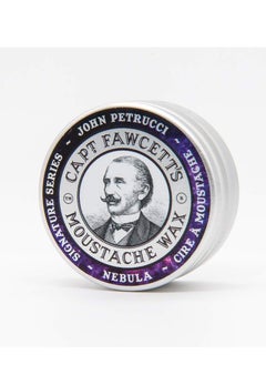 CAPTAIN FAWCETT CAPTAIN FAWCETT John Petrucci's Nebula Moustache Wax- Limited Edition Signature series, with premium natural ingredients, for taming and shaping unruly beards, 15ml, Made in the U.K.  - Image 2