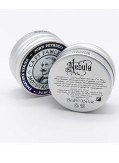 CAPTAIN FAWCETT CAPTAIN FAWCETT John Petrucci's Nebula Moustache Wax- Limited Edition Signature series, with premium natural ingredients, for taming and shaping unruly beards, 15ml, Made in the U.K.  - Image 3