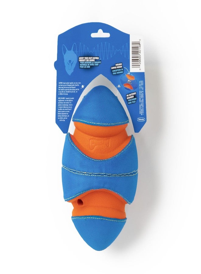 Chuckit! Giggle Fumble Fetch Ball Dog Toy (7.9 Inch Diameter) Giggle Sounds Dog Toy (No Batteries Required), for All Breeds - Image 2