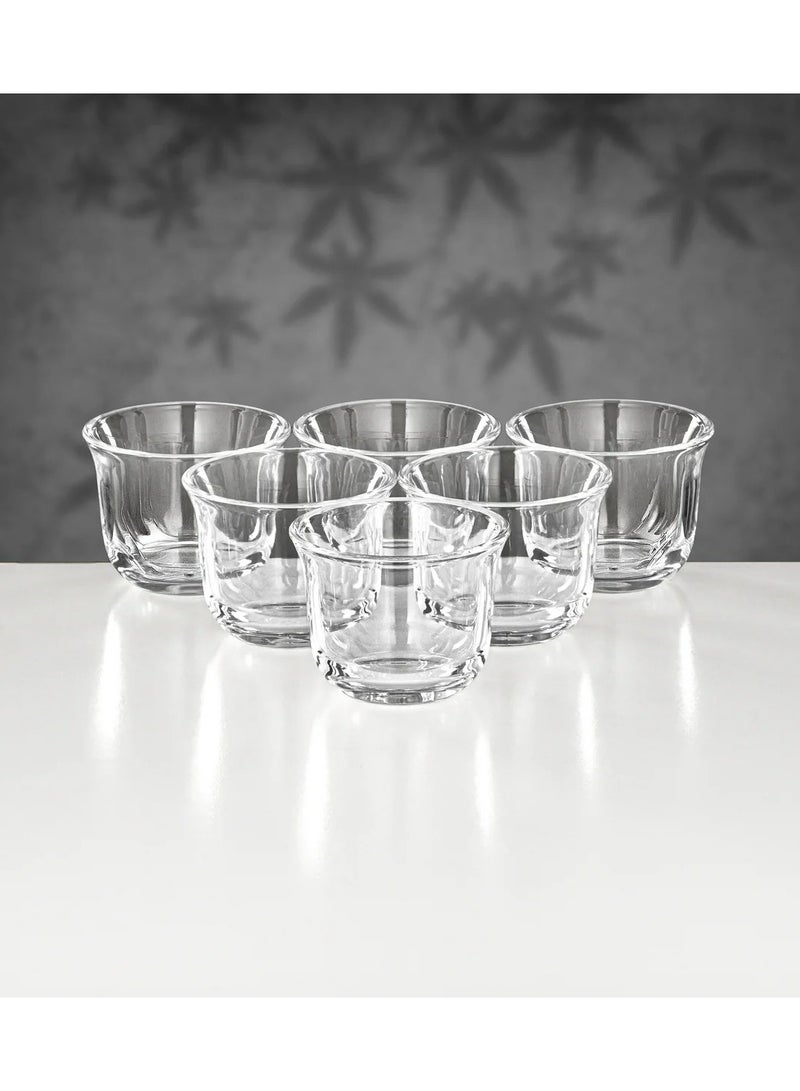 Almarjan 21 Pieces Tea & Coffee Set, Silver & Tiffany Marble - Image 4