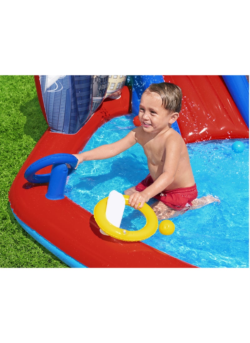 Bestway Bestway Inflatable Play Center Spiderman 211x206x127cm | Water Play Toys for Toddlers and Kids  - Image 5