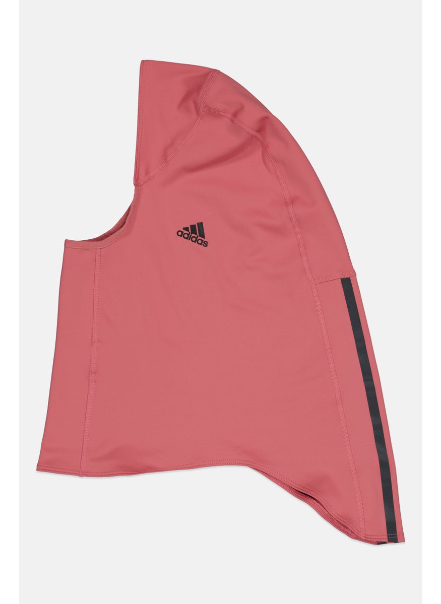 Adidas Women Sportswear Fit Brand Logo Running Hijab, Pink  - Image 2