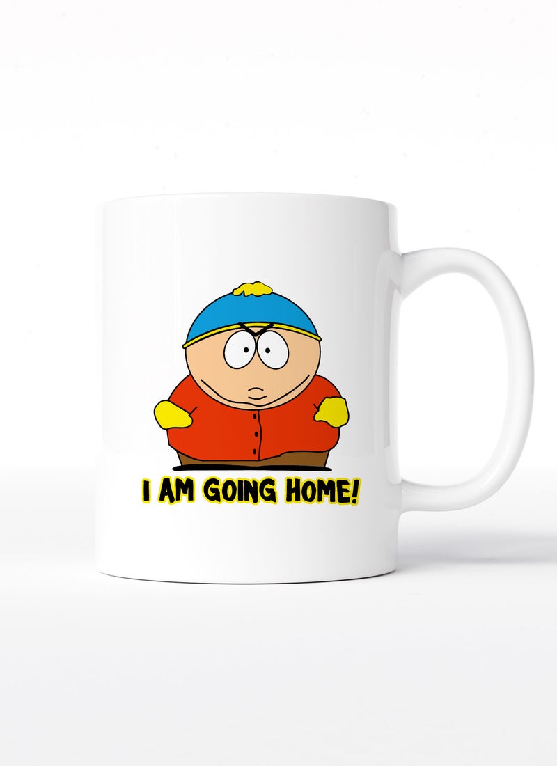 LOUD UNIVERSE White Ceramic Coffee Mug South Park Eric Quote Ceramic Tea Cup - Image 1