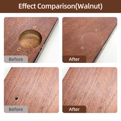 BONCART Walnut Wood Putty Filler - 9.87 Ounce Paintable Wood Filler for Furniture Repair - Image 2