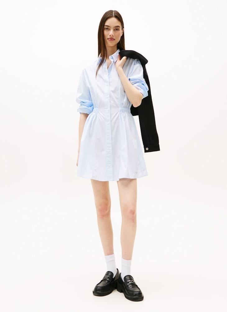 تومي جينز فستان قميص مخطط كاجوال - Image 1