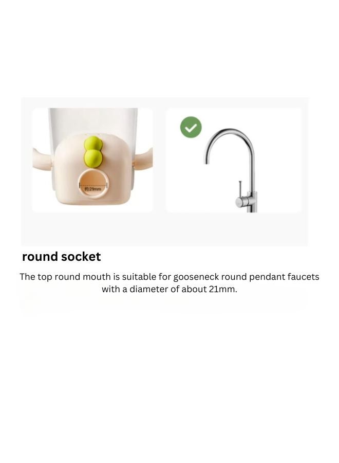 Baby Care Children Water Trough Dinosaur Style-Hand Washing Aid Faucet Extender Silicone Plastic for Kids Babies Toddlers Bathroom Bathtub Fun & Safety - Image 5