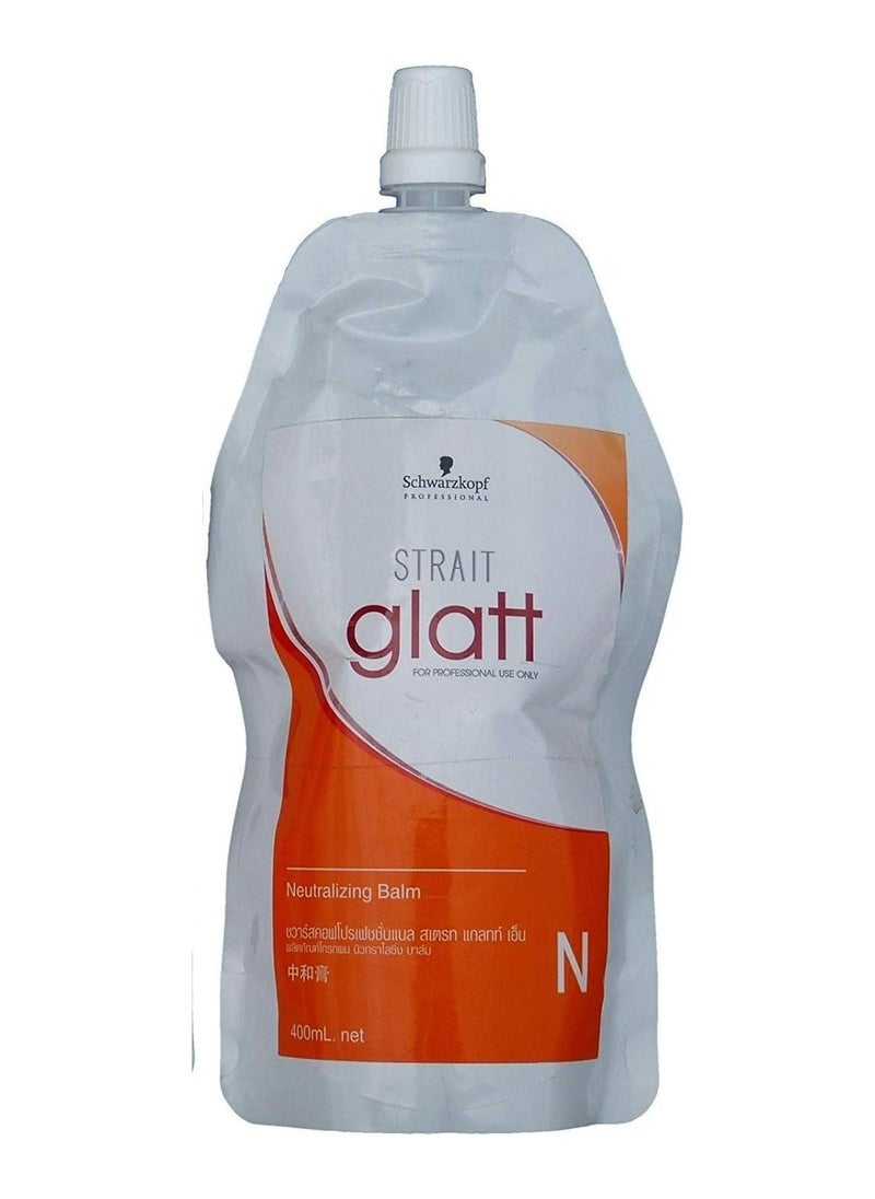 Schwarzkopf - Glatt Professional Hair Straightener No.2 400ml and 400ml Neutralizer 0+N (Very Curly Frizy) - Image 1