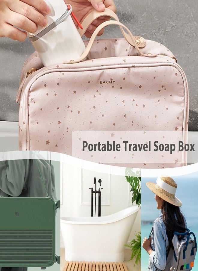 Topinon 2 PCS Travel Soap Holder - Portable Soap Dish for Home, Outdoor Hiking, and Camping - Compact and Durable Plastic Travel Soap Box - Soap Case Ideal for Travel Accessorie - Image 4