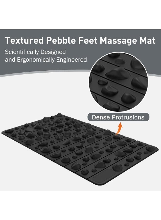 Soofam Portable Foot Massager Pad, Foldable Foot Massager Mat, Pressure Point Massage Pad Mat, Anti Fatigue Office Standing Desk Mat,Standing Pad, Relief for Foot Pain 30 * 50 cm - Image 3