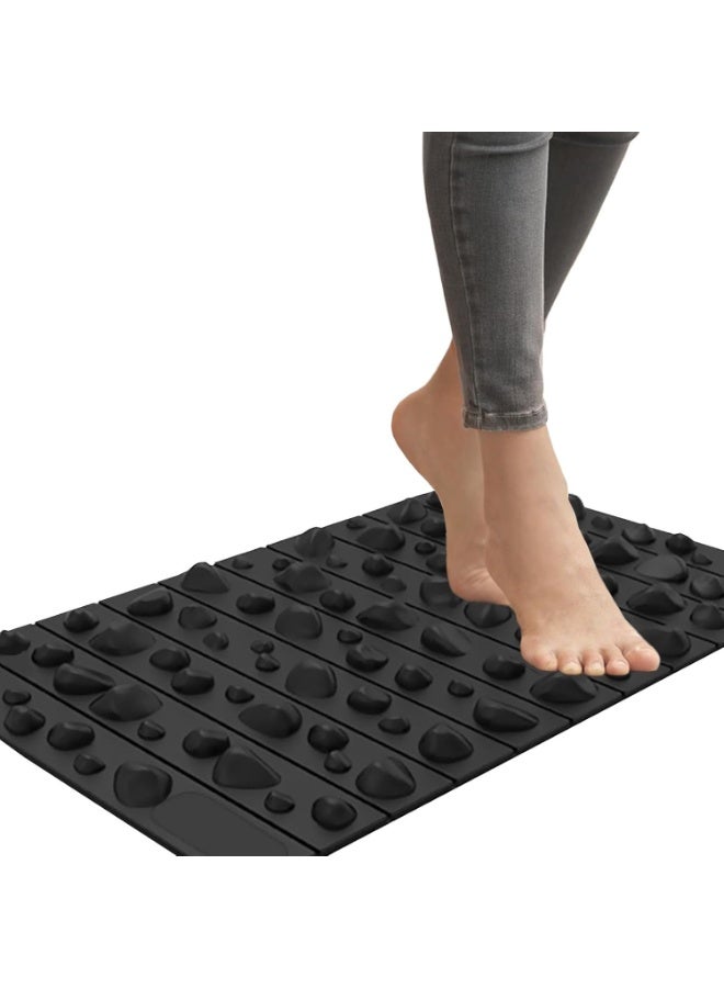 Soofam Portable Foot Massager Pad, Foldable Foot Massager Mat, Pressure Point Massage Pad Mat, Anti Fatigue Office Standing Desk Mat,Standing Pad, Relief for Foot Pain 30 * 50 cm - Image 1
