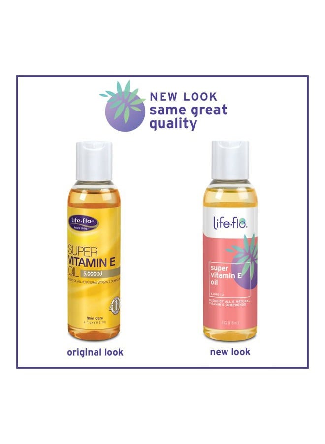 Life-flo Super Vitamin E Oil 5000IU with 8 Vitamin E Compounds | Skin & Antioxidant Support | Soothing Hydration | 4oz - Image 2