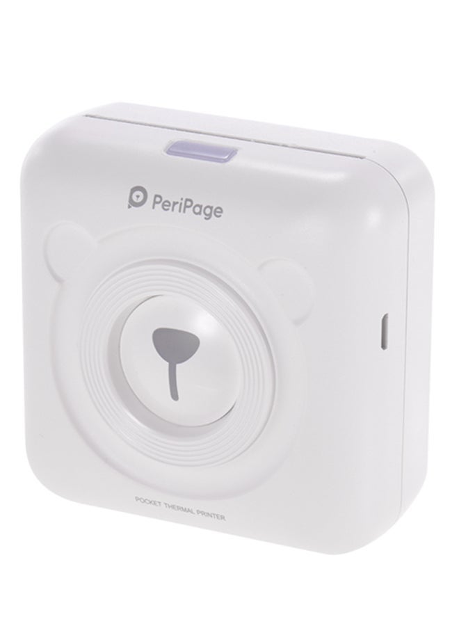 NIBEMINENT Mini Pocket Wireless Receipt Printer White - Image 2