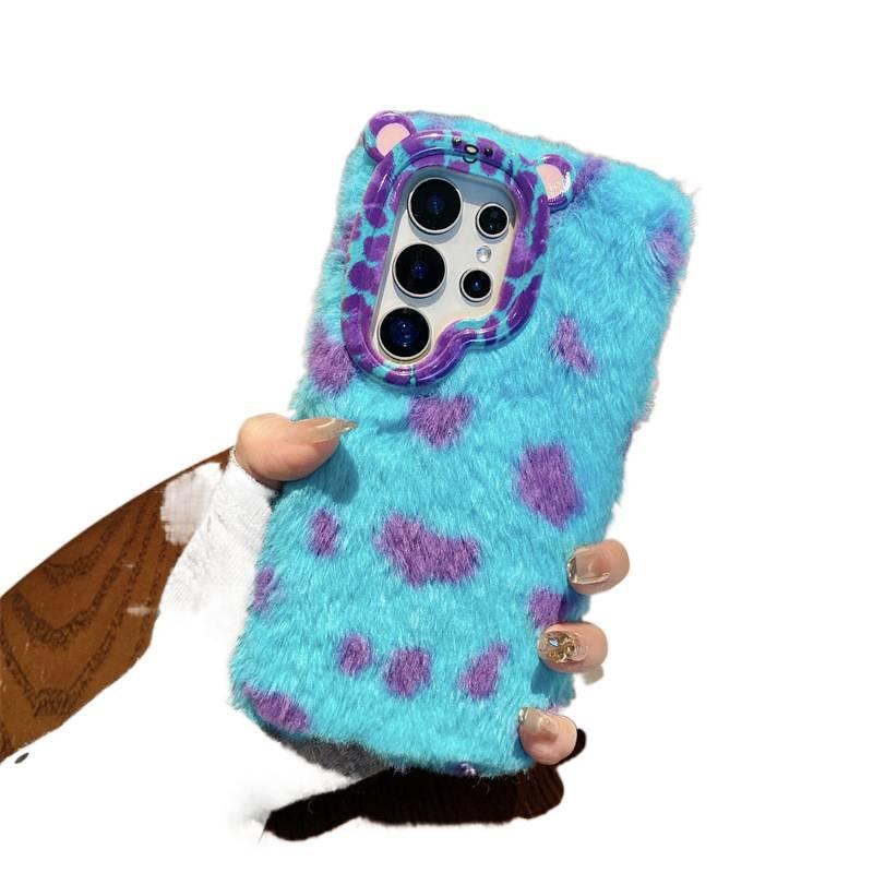 غطاء واقي | مقاوم للصدمات لـ Samsung Galaxy A36 | Fleece Texture | أزرق | حماية من السقوط - Image 1
