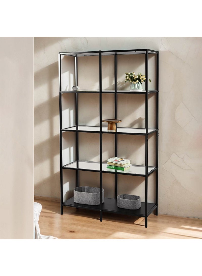Home Box Arc/Ory Wide Shelving Unit with 3 Shelves 36 x 175 x 100 cm  - Image 2