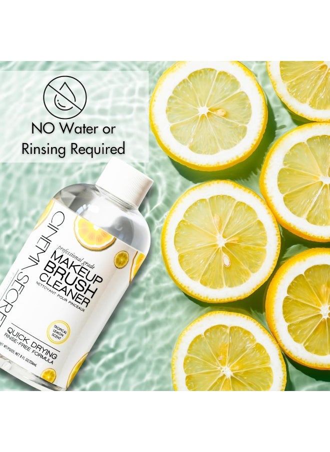 Cinema Secrets Professional Makeup Brush Cleaner, 8 Fl Oz, Lemon  - Image 4