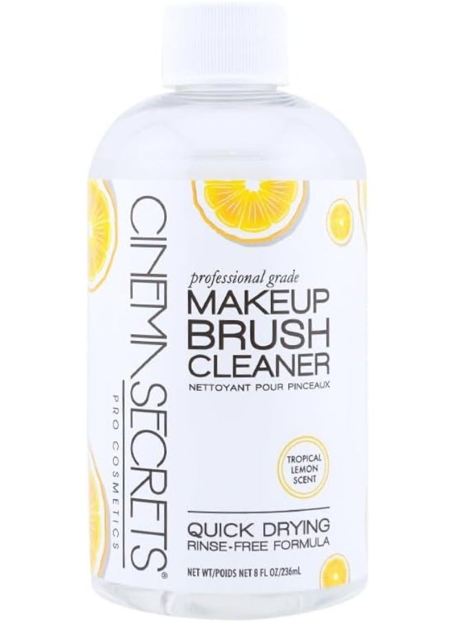 Cinema Secrets Professional Makeup Brush Cleaner, 8 Fl Oz, Lemon  - Image 1