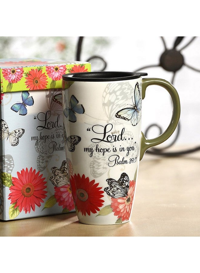 Topadorn 17 OZ. Ceramic Coffee Mug Travel Cup with Handle Sealed Lid and Color Box - Image 2