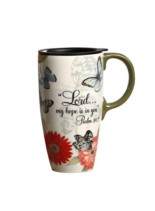 Topadorn 17 OZ. Ceramic Coffee Mug Travel Cup with Handle Sealed Lid and Color Box - Image 1