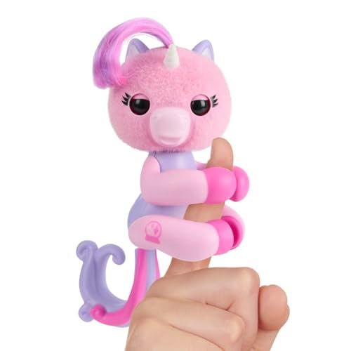 Fingerlings Magic Moods Interactive Baby Unicorn Mimi Pink Tells Fortune and Mood 70 Sounds Reactions Ages 5 - Image 1