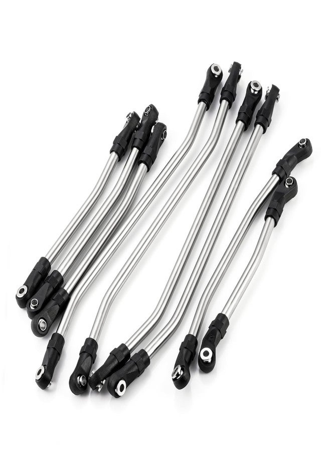 RCLIONS Stainless Steel High-Clearance Suspension Links Linkage 353mm Wheelbase for 1/10th Axial SCX10 III AXI03006 JT Gladiator RC Crawler Car Upgrade Parts - Image 3