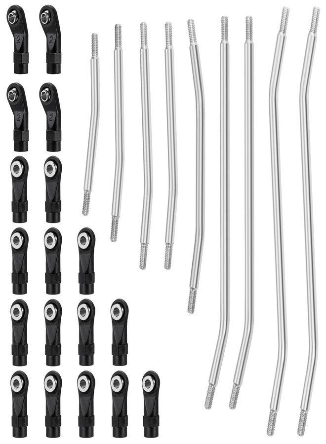 RCLIONS Stainless Steel High-Clearance Suspension Links Linkage 353mm Wheelbase for 1/10th Axial SCX10 III AXI03006 JT Gladiator RC Crawler Car Upgrade Parts - Image 2