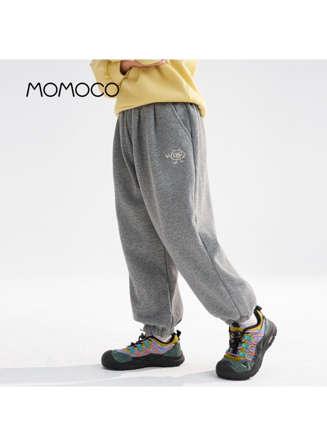 Momoco Boys' Pants  Winter Kids' Trendy Casual Pants Heather Gray Size 105 - Image 2