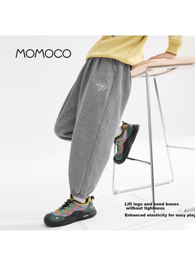 Momoco Boys' Pants  Winter Kids' Trendy Casual Pants Heather Gray Size 105 - Image 1