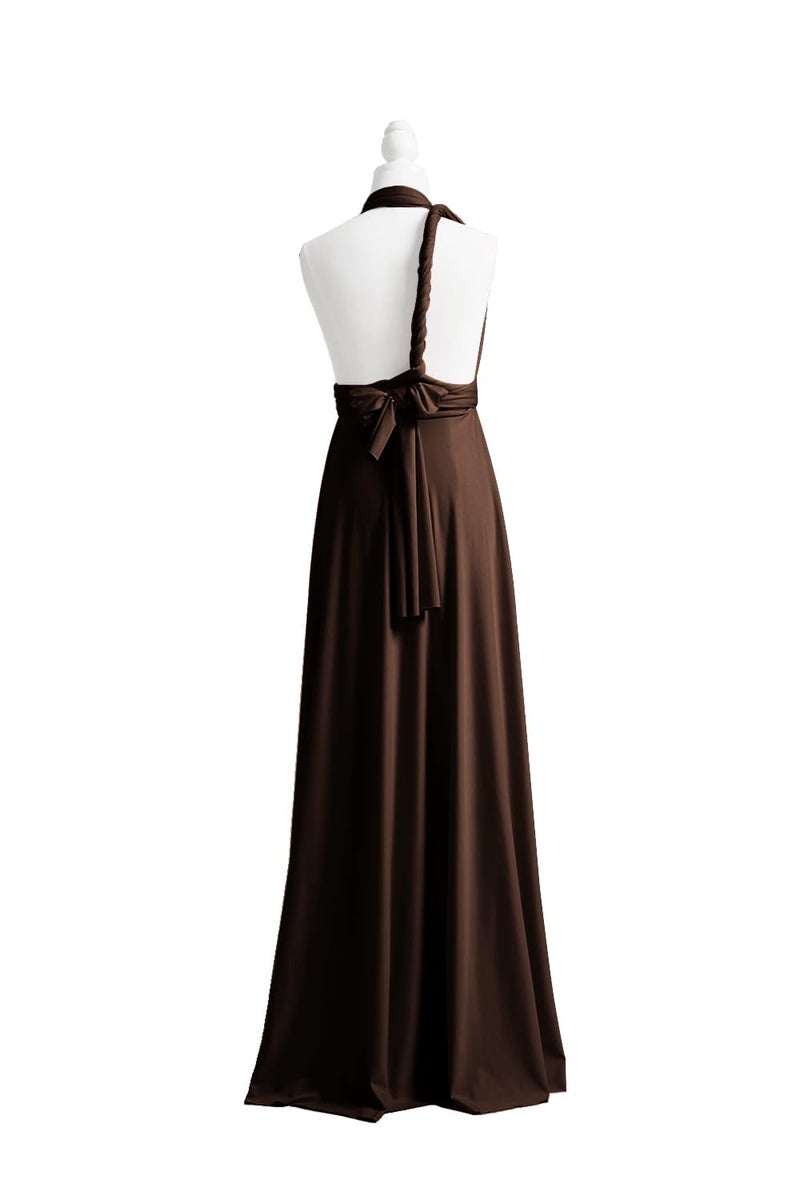 72styles Infinity Dress with Bandeau, Convertible Bridesmaid Dress, Long, Plus Size, Multi-Way Dress, Twist Wrap Dress - Image 4
