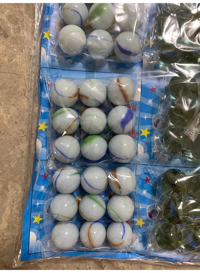 JACKAROOJOKER Other Glass Marbles Assorted 180 pcs - Marble Game - 3+ - Image 2
