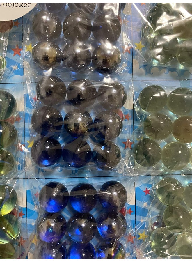 JACKAROOJOKER Other Glass Marbles Assorted 180 pcs - Marble Game - 3+ - Image 5