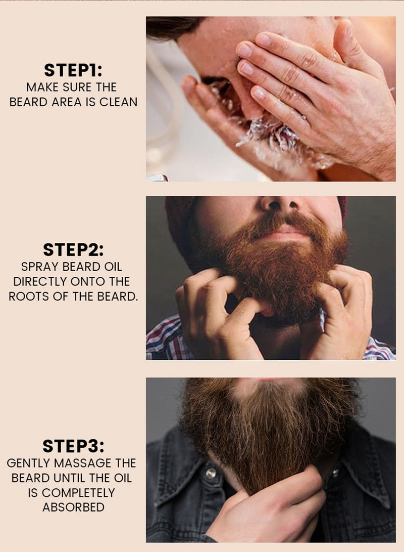 Splendors Beard Oil For Men Beard Growth Oil Facial Hair Treatment Natural Extracts Beard Softener And Care-Strengthens Moisturizes Beard 30ml Male Beard Gift  - Image 5