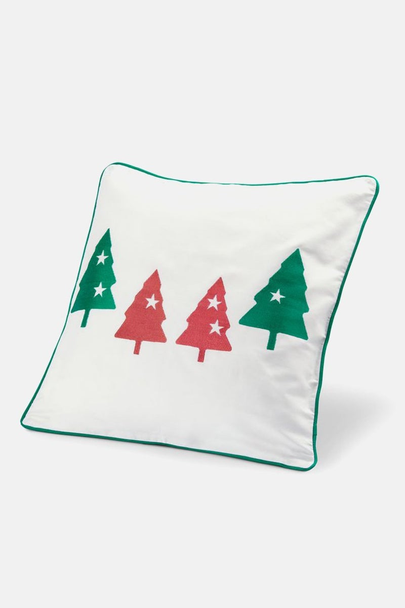 Tchibo Decorative Cushion Cover 50 x 50 cm, White Combo  - Image 2