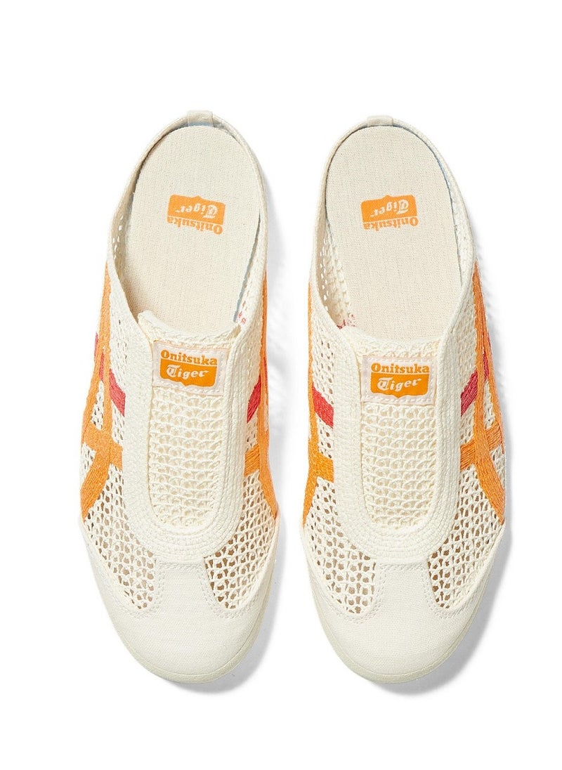 Onitsuka Tiger Sabot Slip-On Sandals Beige/Red/Orange For Men/Women/Students  - Image 4