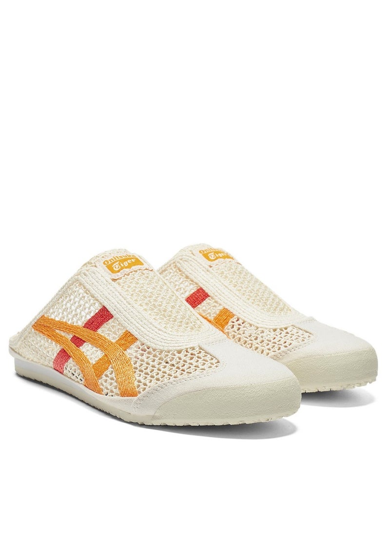 Onitsuka Tiger Sabot Slip-On Sandals Beige/Red/Orange For Men/Women/Students  - Image 2