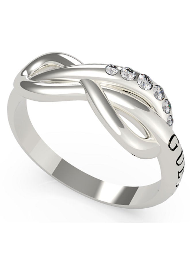 Pave Infinity Symbol Ring